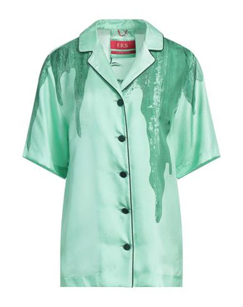 F. r.s. For Restless Sleepers Woman Shirt Light green Size M Silk