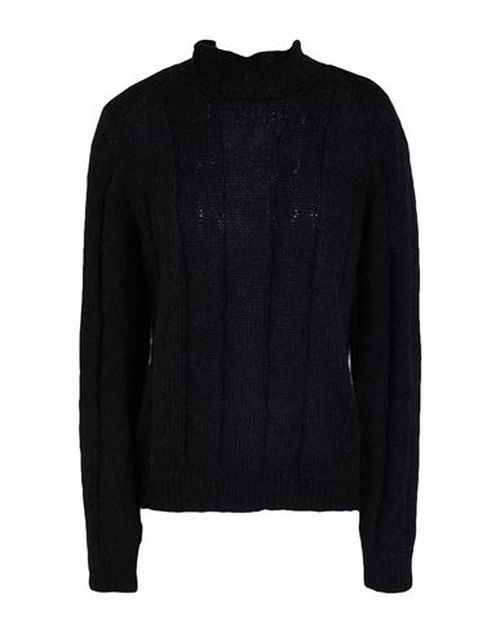 Woman Turtleneck Black Size M Nylon, Wool, Mohair wool