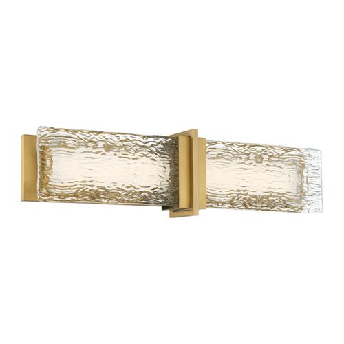 Legacy Brass LED Bathroom Vanity Light from the Lumina Collection