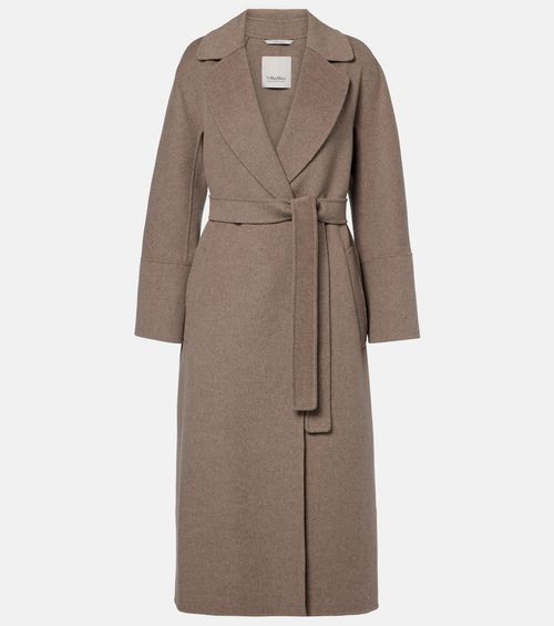 Elisa virgin wool wrap coat