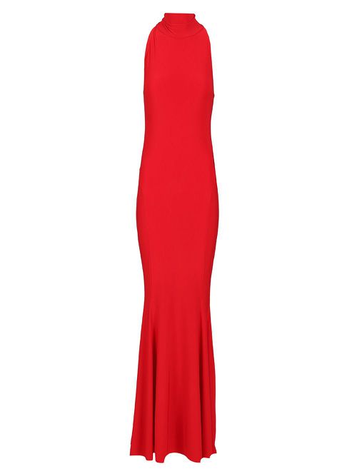 Halter Turtle Fishtail Gown