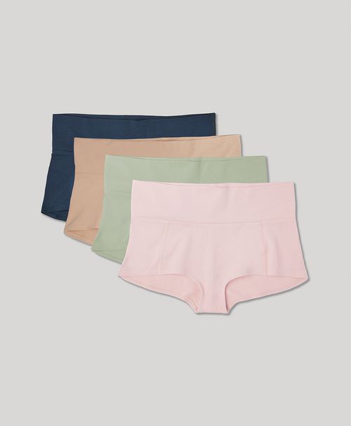 Women's Spring Brights Maternity Foldover Brief 4-Pack