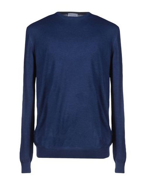 Man Sweater Bright blue Size 36 Virgin Wool