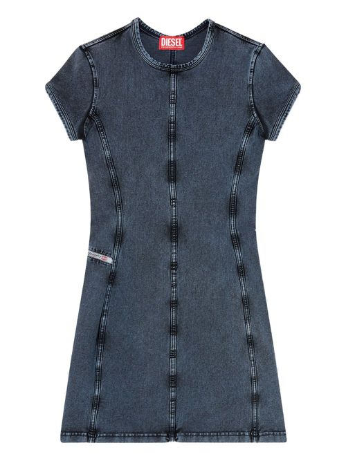 D-Cup denim minidress - Black