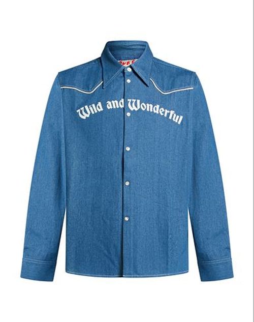Stockholm (surfboard) Club Man Denim shirt Blue Size M Cotton