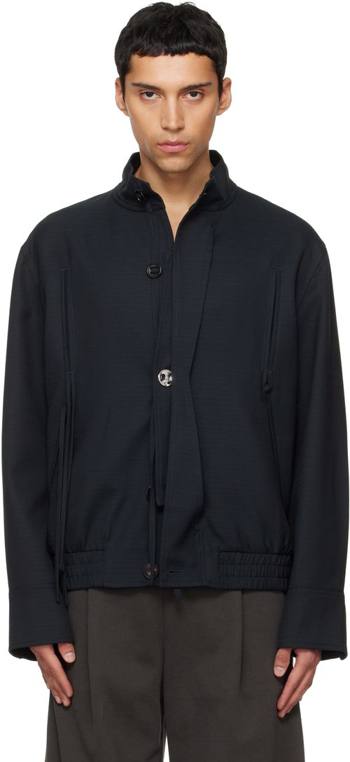 Navy Harrington Jacket