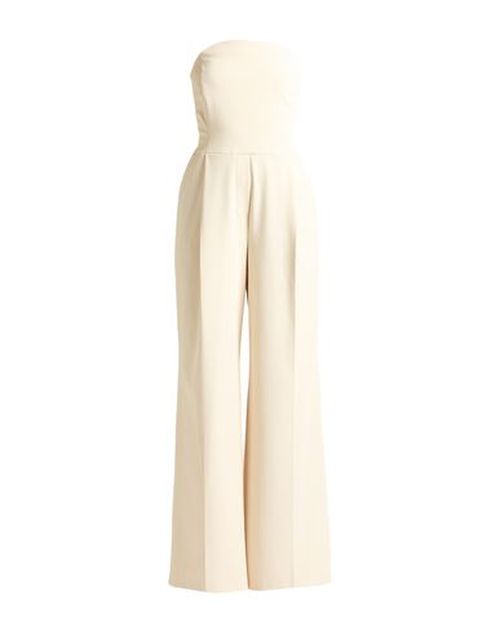Woman Jumpsuit Pastel yellow Size 8 Polyester, Elastane