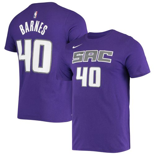 Men's Harrison Barnes Purple Sacramento Kings Name & Number Performance T-Shirt