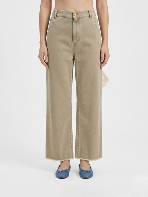 Jeans Woman color Camel