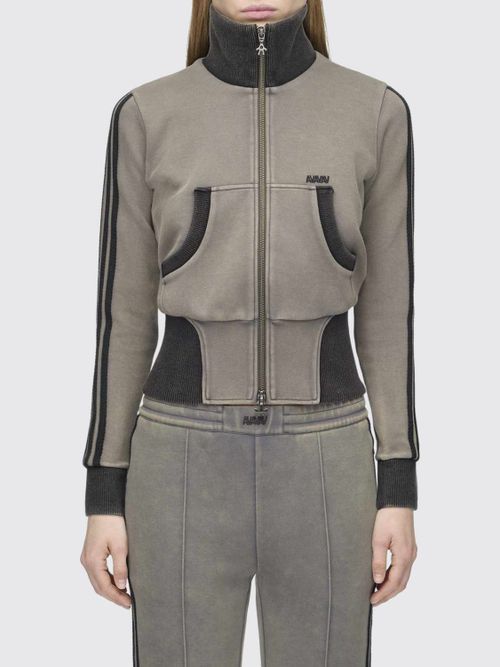 Avavav x Zip Sweatshirt with Turtleneck in Cotton Blend