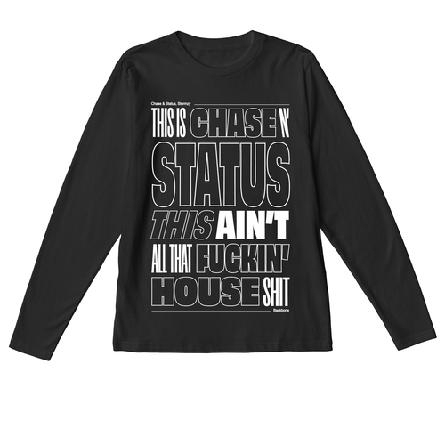 This Is Chase And Status Long Sleeve in Black - Sma
