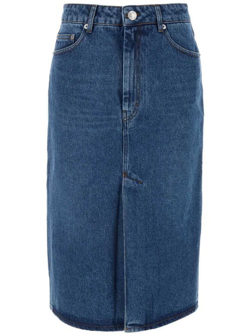 Pencil denim skirt - Blue