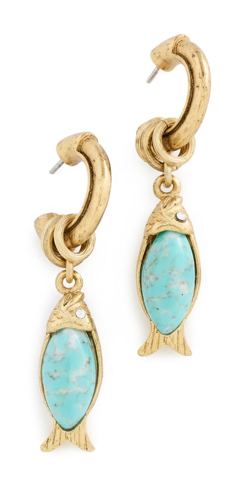 Turiel Earrings Blue One Size