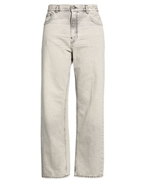 Woman Jeans Light grey Size 24 Cotton