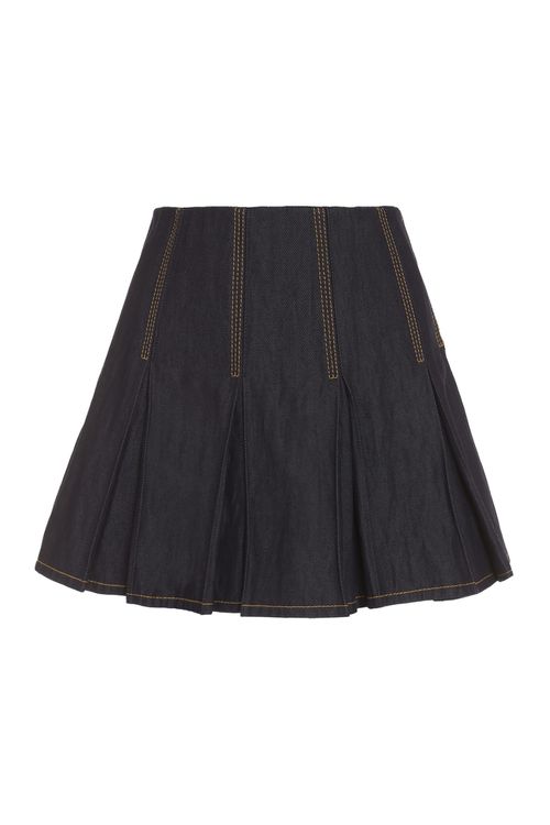 Pleated Mini Skirt
