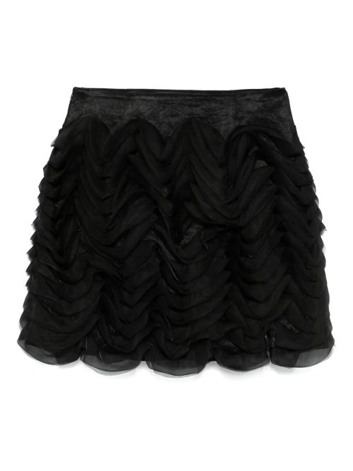 Minimalist Neutral Skirt with Silhouette