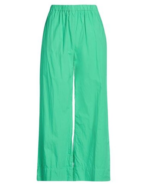 Woman Pants Green Size 4 Cotton