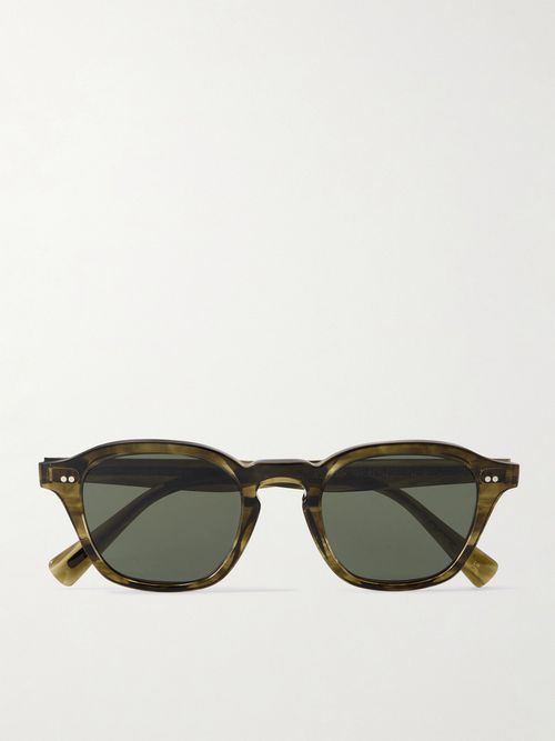 Eyles Round-frame Acetate Sunglasses - Green
