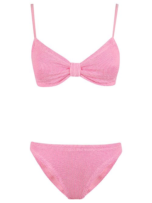Alicia Honeycomb Textured Stretch-Fabric Bikini