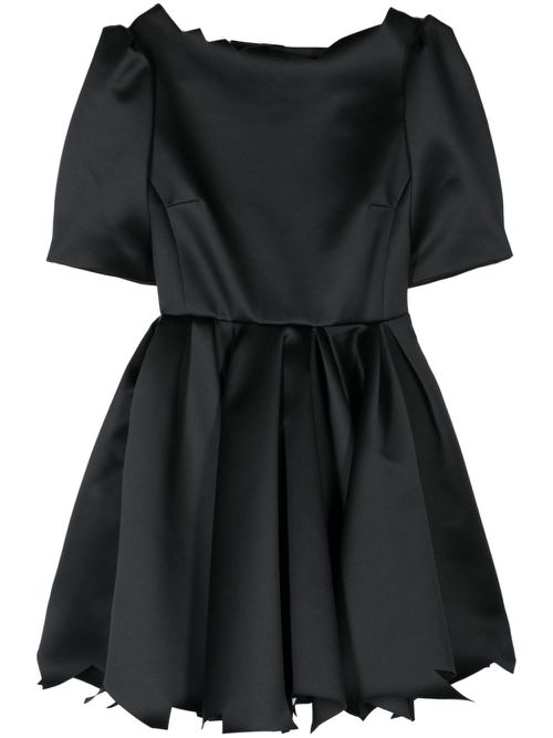 Cut out-detail mini dress - Black