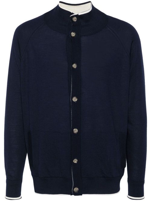 Reversible cardigan - Blue