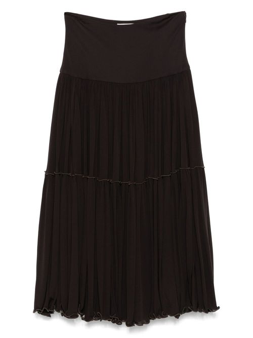 Panelled skirt - Brown
