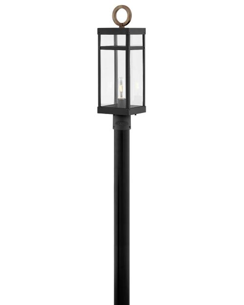 Black LED Post Top or Pier Mount Lantern from the Porter Collection