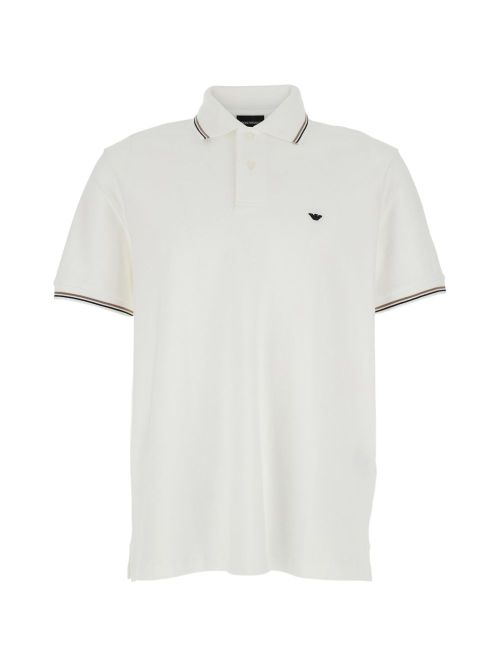 Logo cotton polo shirt