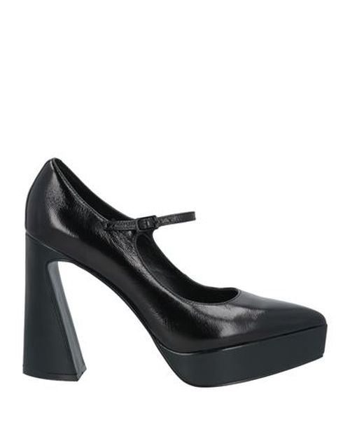 Woman Pumps Black Size 10 Leather