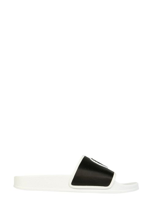Women's Double Strap Mini Rubber Slide Sandals