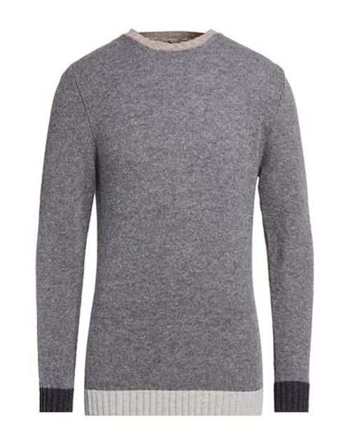 Man Sweater Grey Size XXL Wool