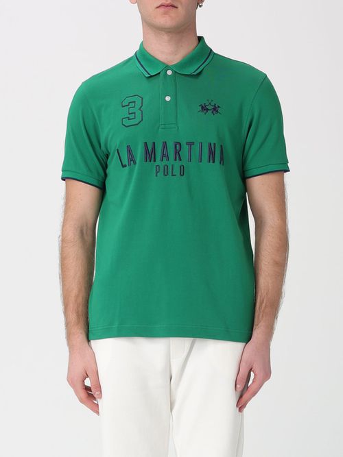 Polo Shirt Men color Green