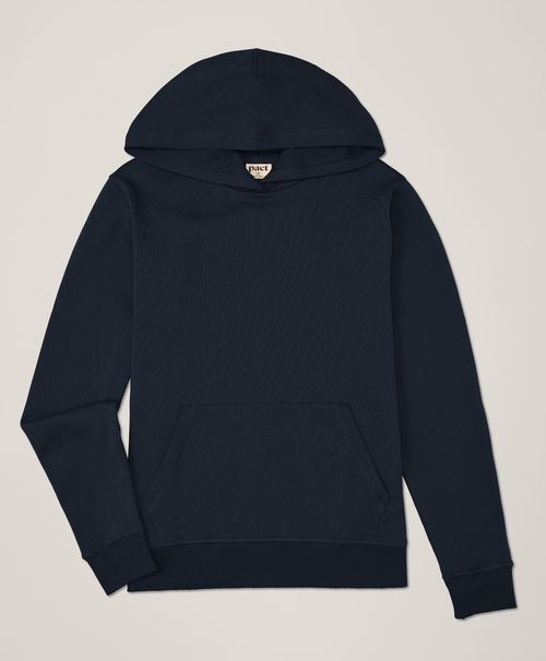 Men's Midnight Blue Brushed Fleece Pullover Hoodie