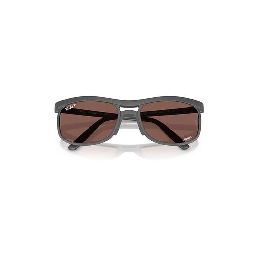 Ray-Ban Rb4452 Polarized+ Lenses Liteforce Sunglasses Sand Grey Frame Violet Lenses Polarized
