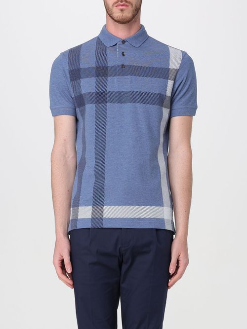 Polo Shirt Men color Blue