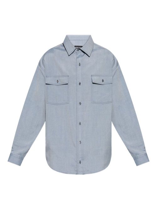 Silk shirt - Blue