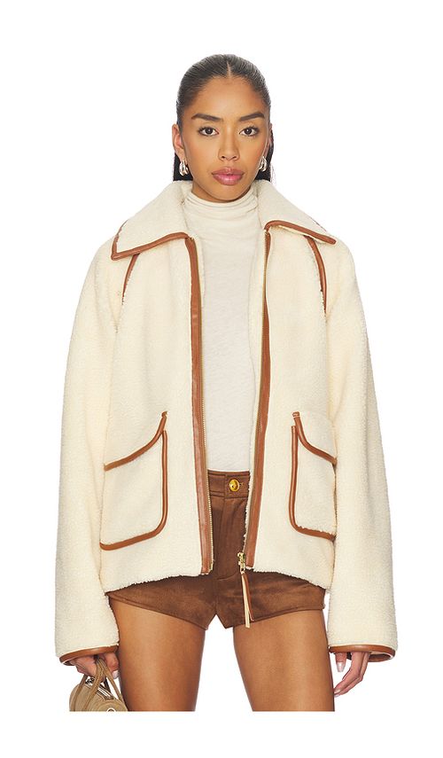 Lovers and Friends Hailey Jacket in Cream & Tan. XL also in