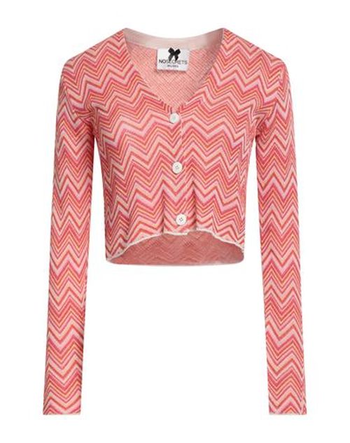Woman Cardigan Fuchsia Size 6 Cotton, Acrylic, Metallic fiber