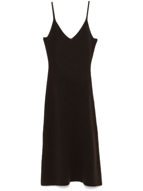 Marga midi dress - Brown