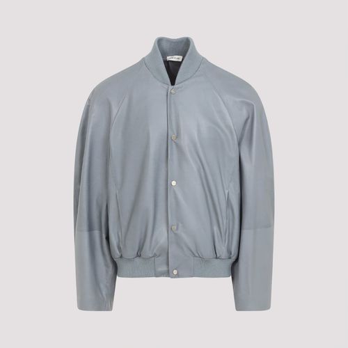 Leather 9 Raglan Bomber Jacket