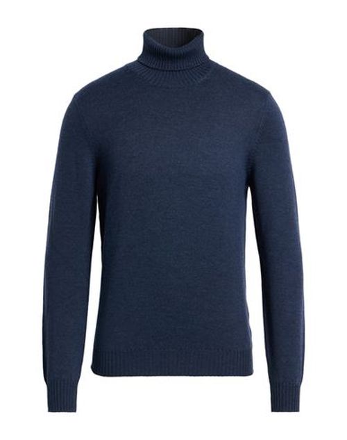 Man Turtleneck Midnight blue Size 48 Virgin Wool