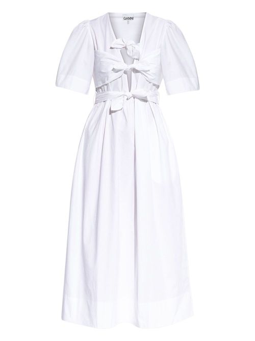 Poplin dress - White