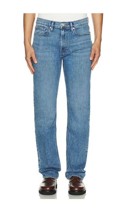 FRAME Modern Straight Jeans in Blue. 36. Also , 31, 32
