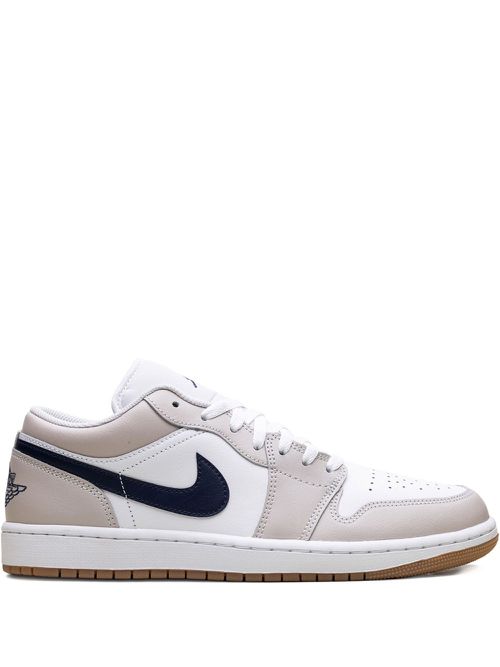 Jordan Jordan 1 Low "Midnight Navy/Neutral Grey" Sneakers - Weiß
