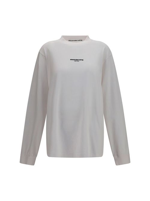 Long-Sleeve Logo T-Shirt — White