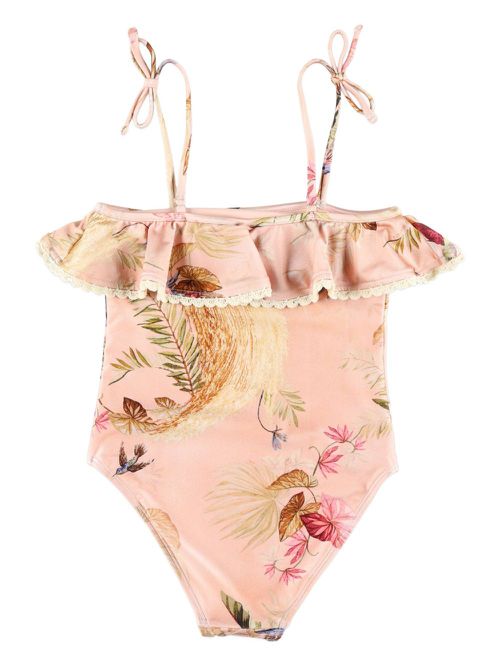Rhiannon ruffled swimsuit - Pink