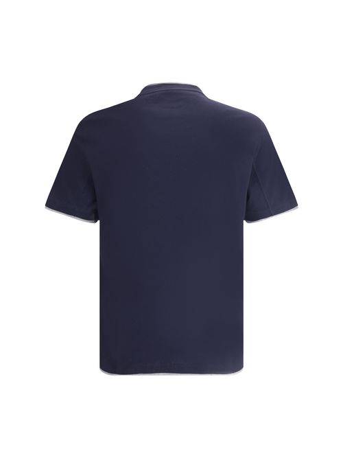 Cotton T-Shirt — Navy
