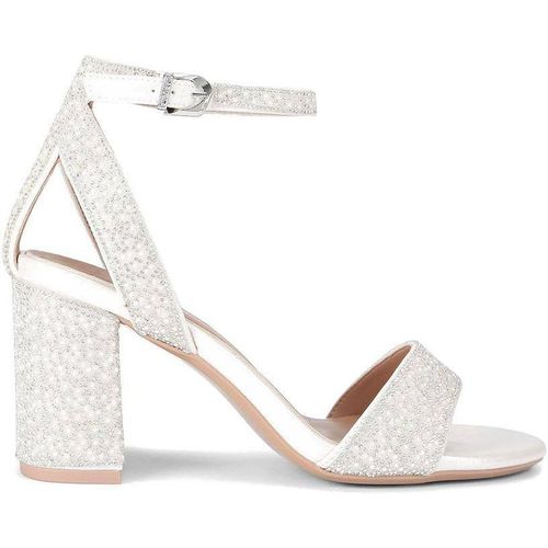 Carvela 'kianni Wide Fit' Fabric Heels In White