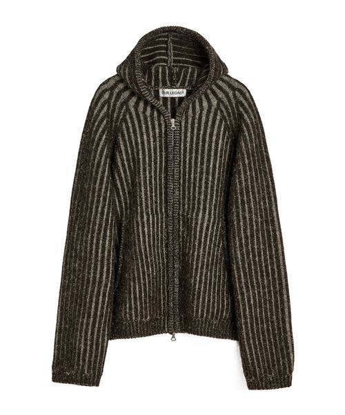 Level Hooded Cardigan