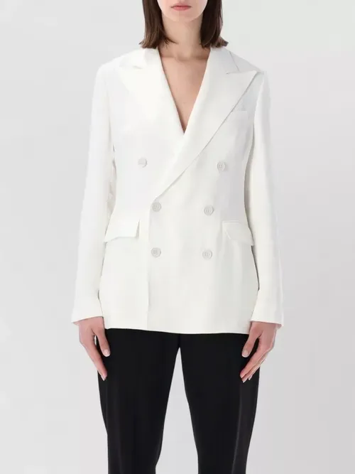 Ralph Lauren - grove double breasted ramie blazer tailoring